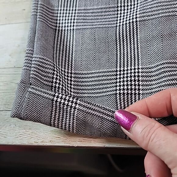 NEW NWT Charlie Paige Women's Pull-On Elastic Drawstring Waist Plaid Pants Sm Lg - Picture 7 of 11